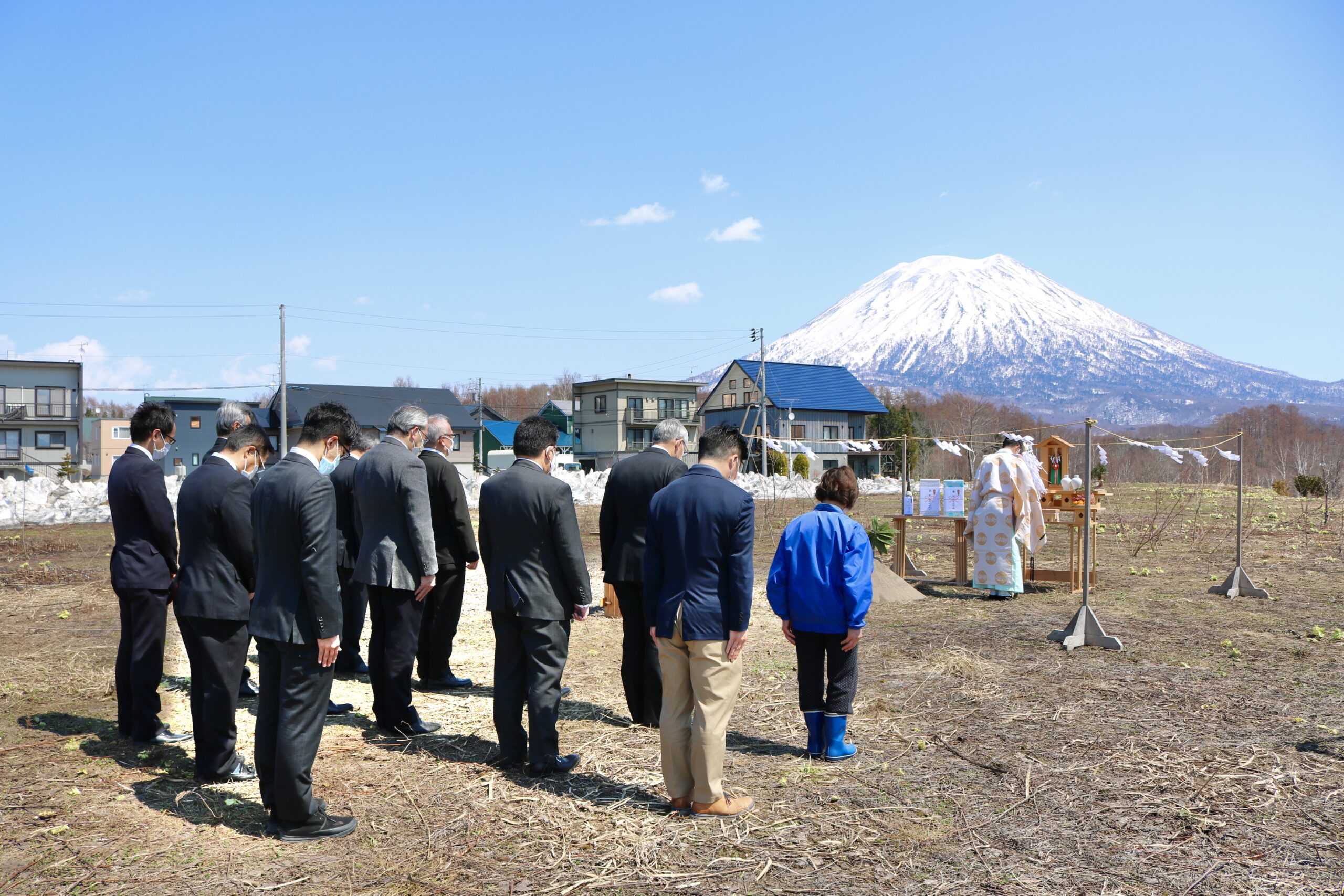 ニセコミライ」第1工区の地鎮祭を開催しました！ | 株式会社ニセコまち